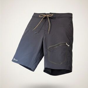 Cabela's Guidewear Men's Fishing Board Shorts - Gray - Size 38 - UPF 50